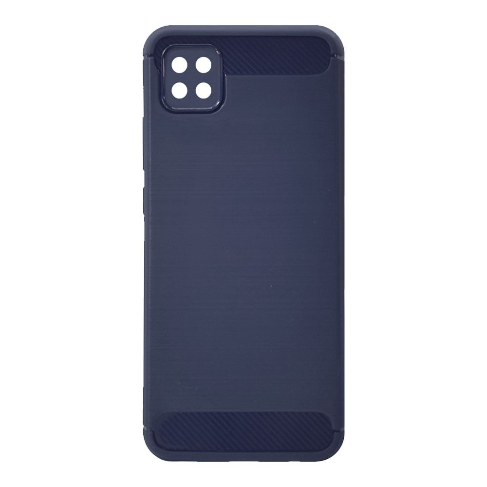 Θήκη Σιλικόνης Carbon TPU Fiber Brushed Samsung Galaxy A22 5G Μπλε