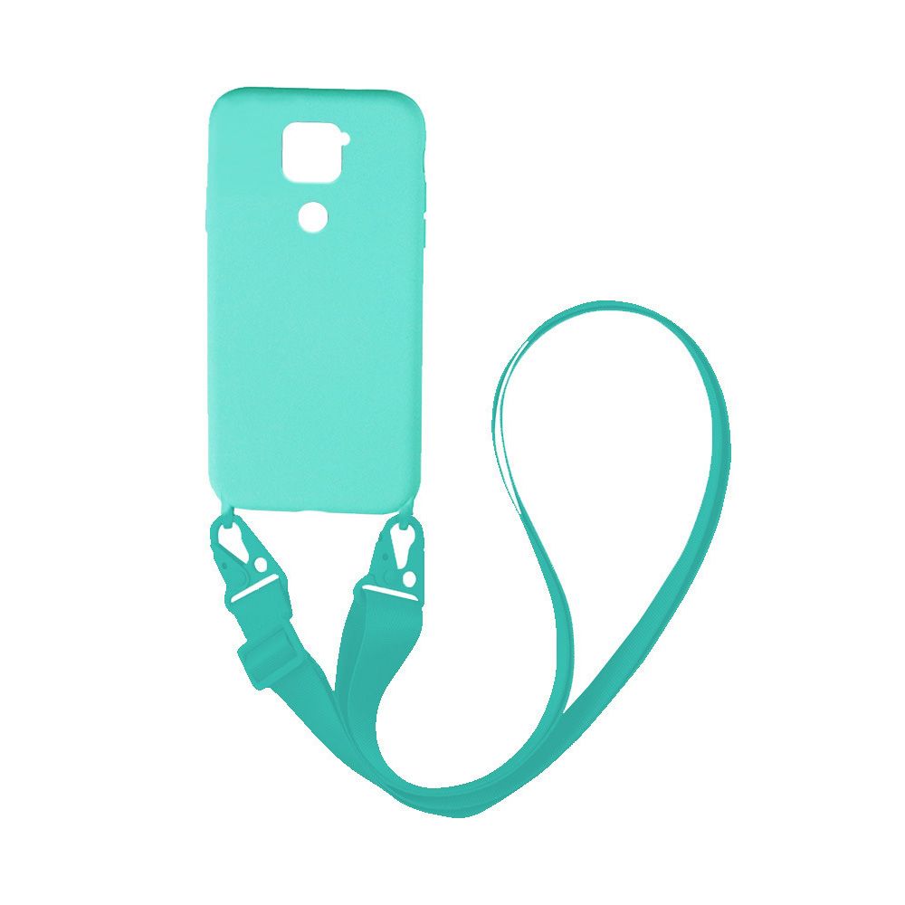 Θήκη Σιλικόνης με Strap CarryHang Sonique Xiaomi Redmi Note 9 Γαλάζιο