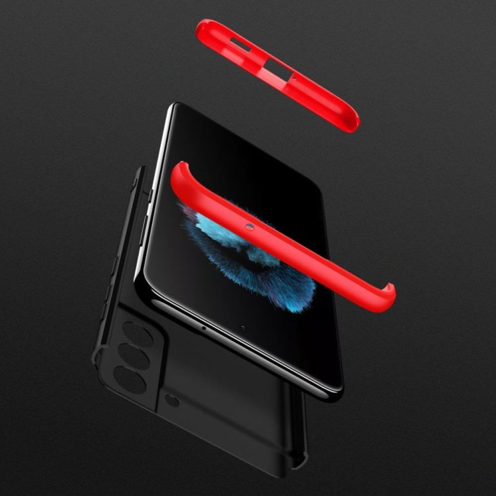 GKK 360 Full Body Protection Samsung Galaxy S21 FE Μαύρο/Κόκκινο