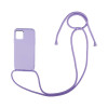 Θήκη Σιλικόνης με Κορδόνι CarryHang Sonique Apple iPhone 13 Λιλά