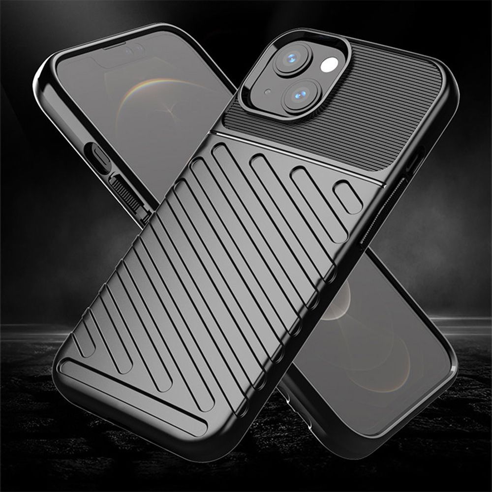 Θήκη Κινητού Thunder Case Flexible Tough Rugged Apple iPhone 13 Μαύρο