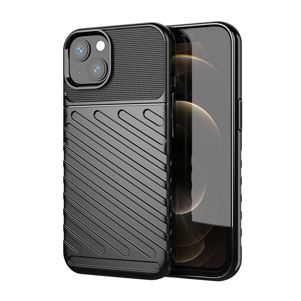 Θήκη Κινητού Thunder Case Flexible Tough Rugged Apple iPhone 13 Μαύρο