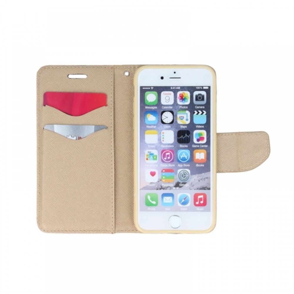 Fancy Book Apple iPhone 13 Pro Max Μαύρο/Χρυσό
