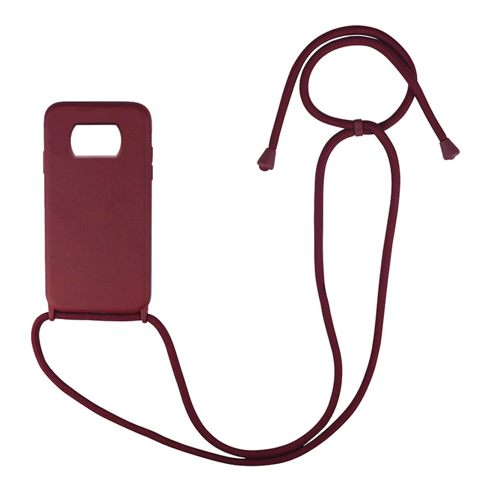 Θήκη Σιλικόνης με Κορδόνι CarryHang Sonique Xiaomi Poco X3 NFC / Poco X3 Pro Μπορντό