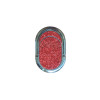 Αυτοκόλλητο Δαχτυλίδι  Κινητού Μαγνητικό Ring Glitter Οβαλ Κόκκινο