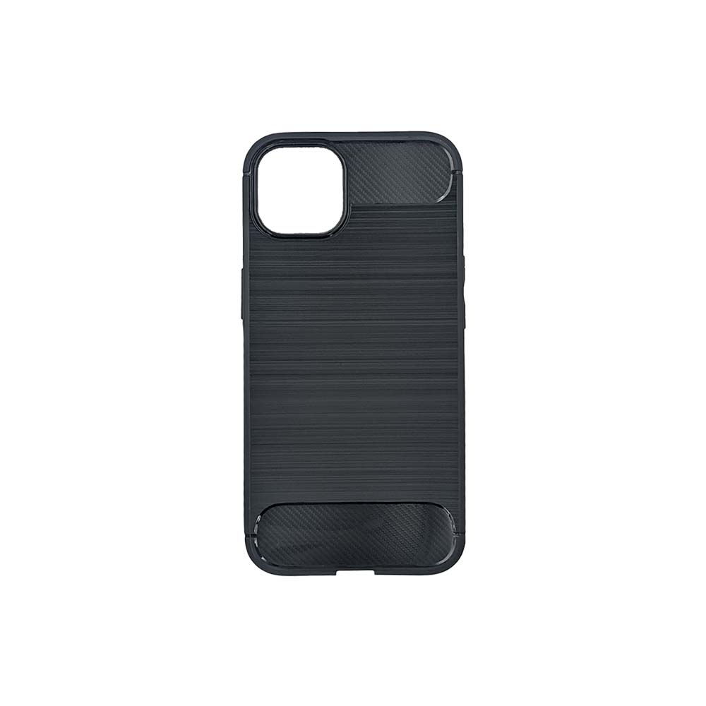 Θήκη Σιλικόνης Carbon TPU Fiber Brushed Apple iPhone 13 Mini Μαύρο