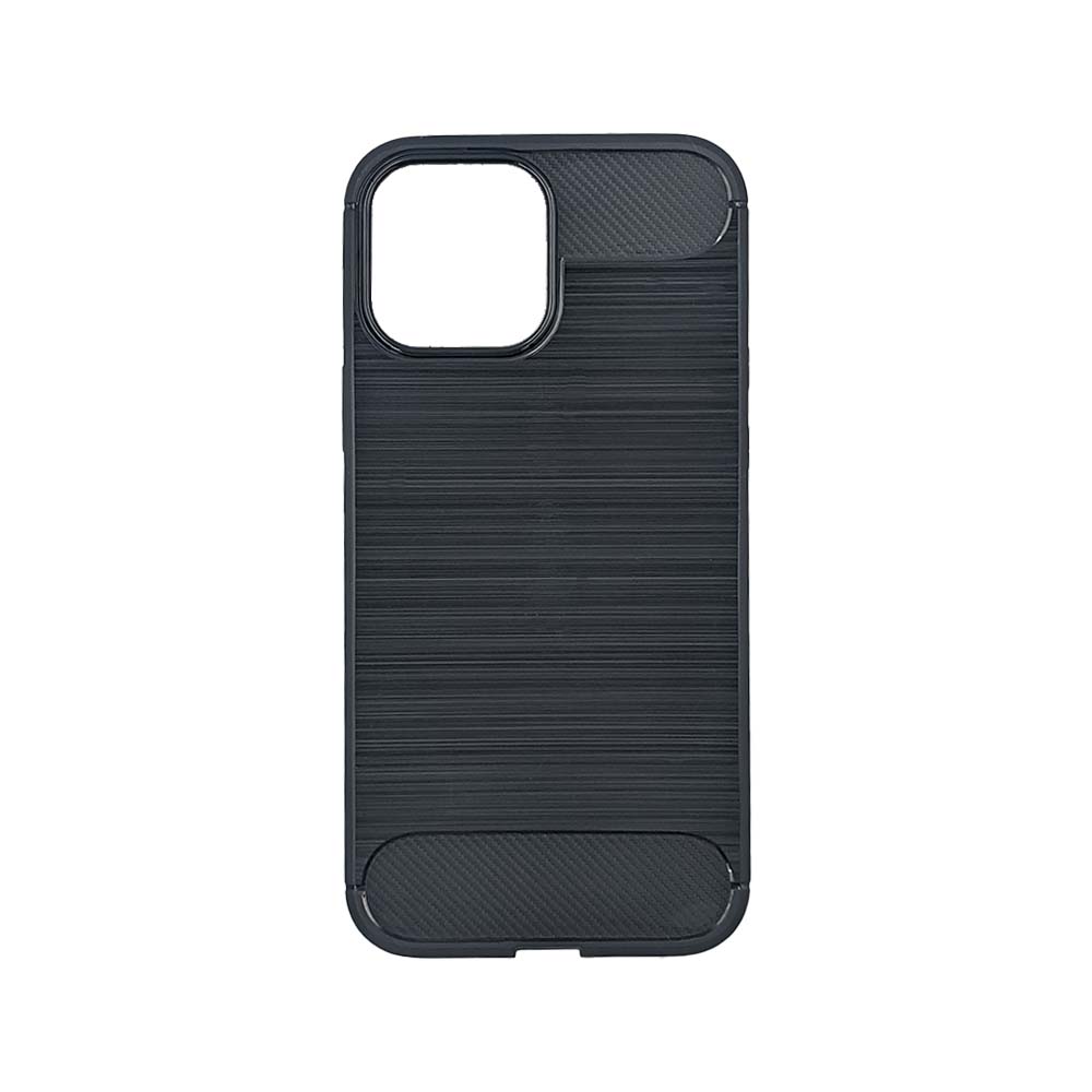 Θήκη Σιλικόνης Carbon TPU Fiber Brushed Apple iPhone 13 Pro Max Μαύρο