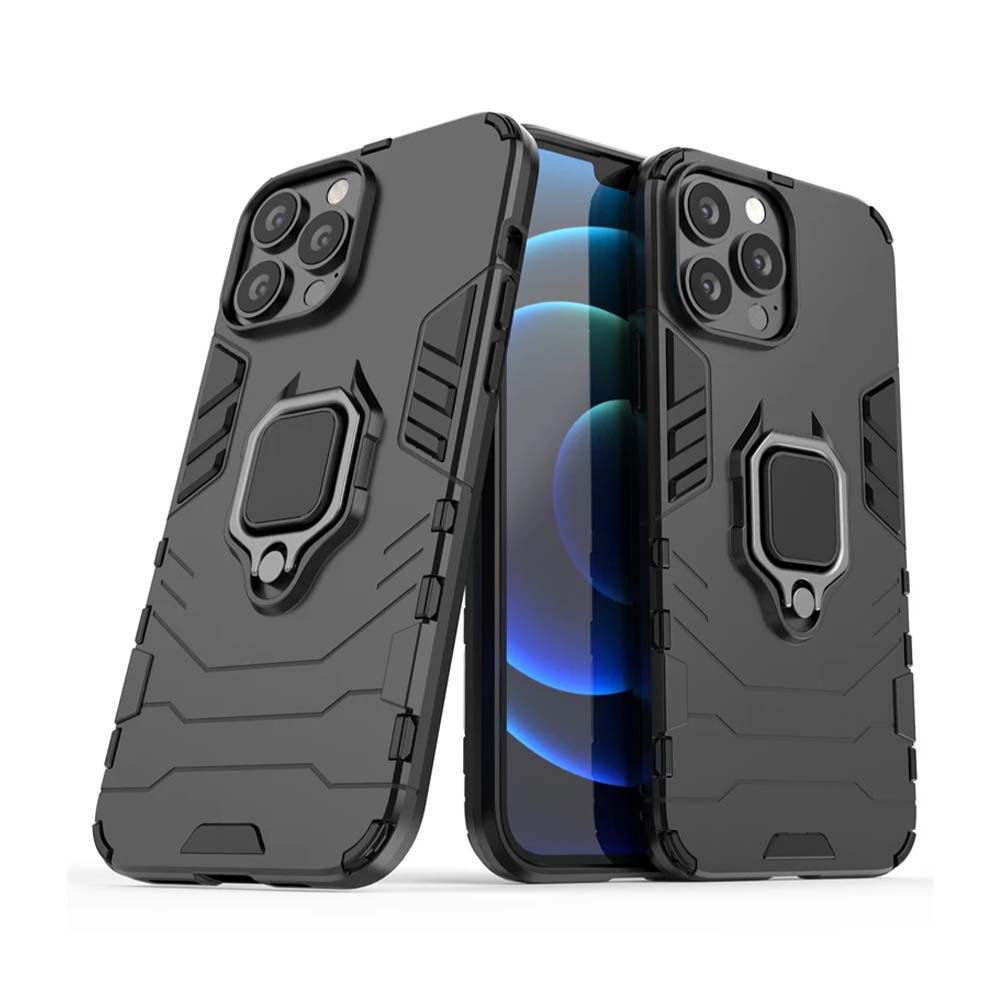 Ring Armor Kickstand magnetic car holder Apple iPhone 13 Pro Max Μαύρο