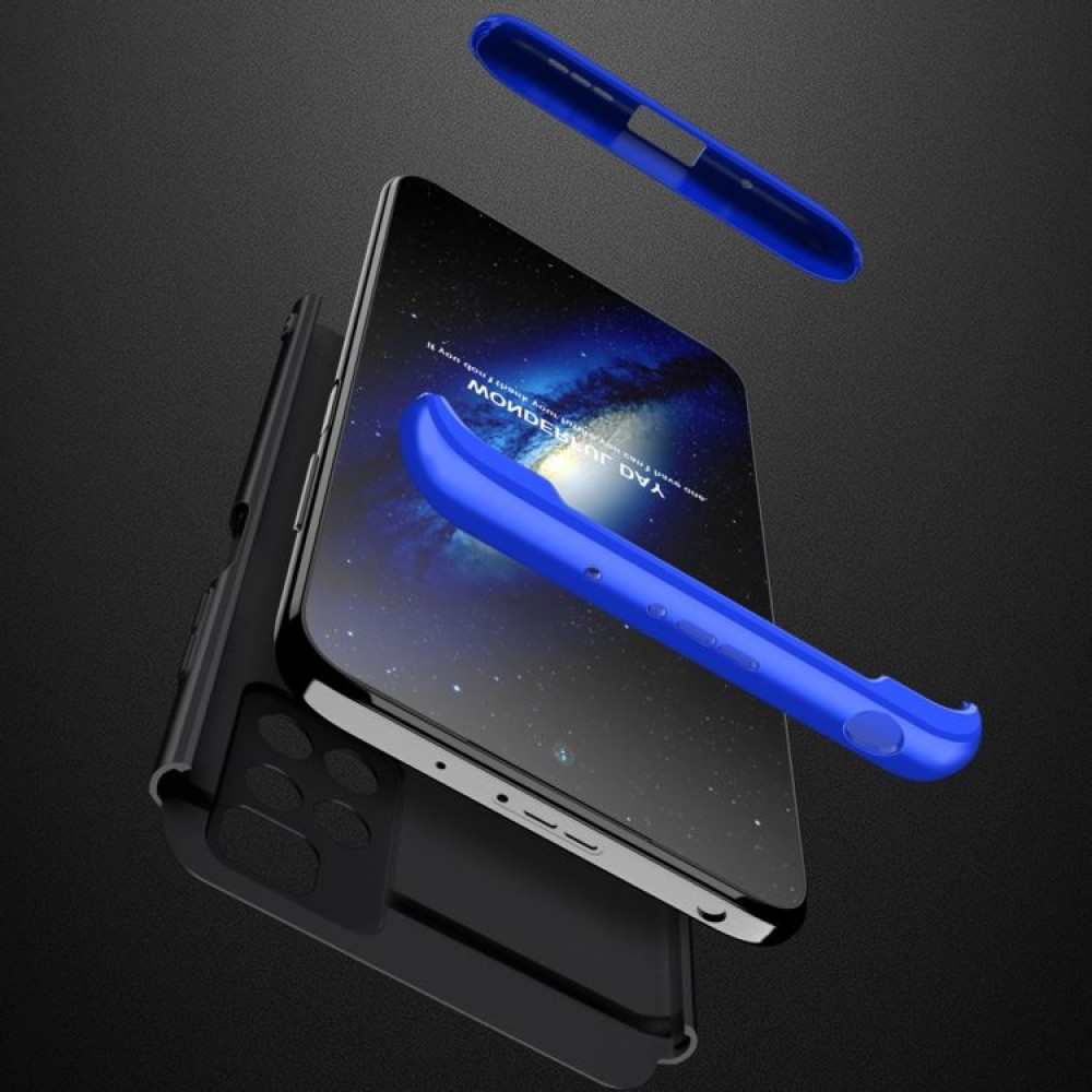 GKK 360 Full Body Protection Xiaomi Redmi 10 / Redmi 10 2022 Μαύρο/Μπλε