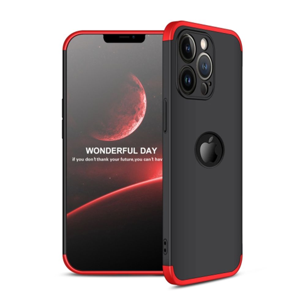 GKK 360 Full Body Protection Apple iPhone 13 Pro Μαύρο/Κόκκινο