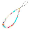 Βραχιόλι Λουράκι Κινητού  Phone Strap Jewelry 24cm Colorful Blue Love