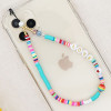 Βραχιόλι Λουράκι Κινητού  Phone Strap Jewelry 24cm Colorful Blue Love