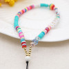 Βραχιόλι Λουράκι Κινητού  Phone Strap Jewelry 24cm Colorful Blue Love