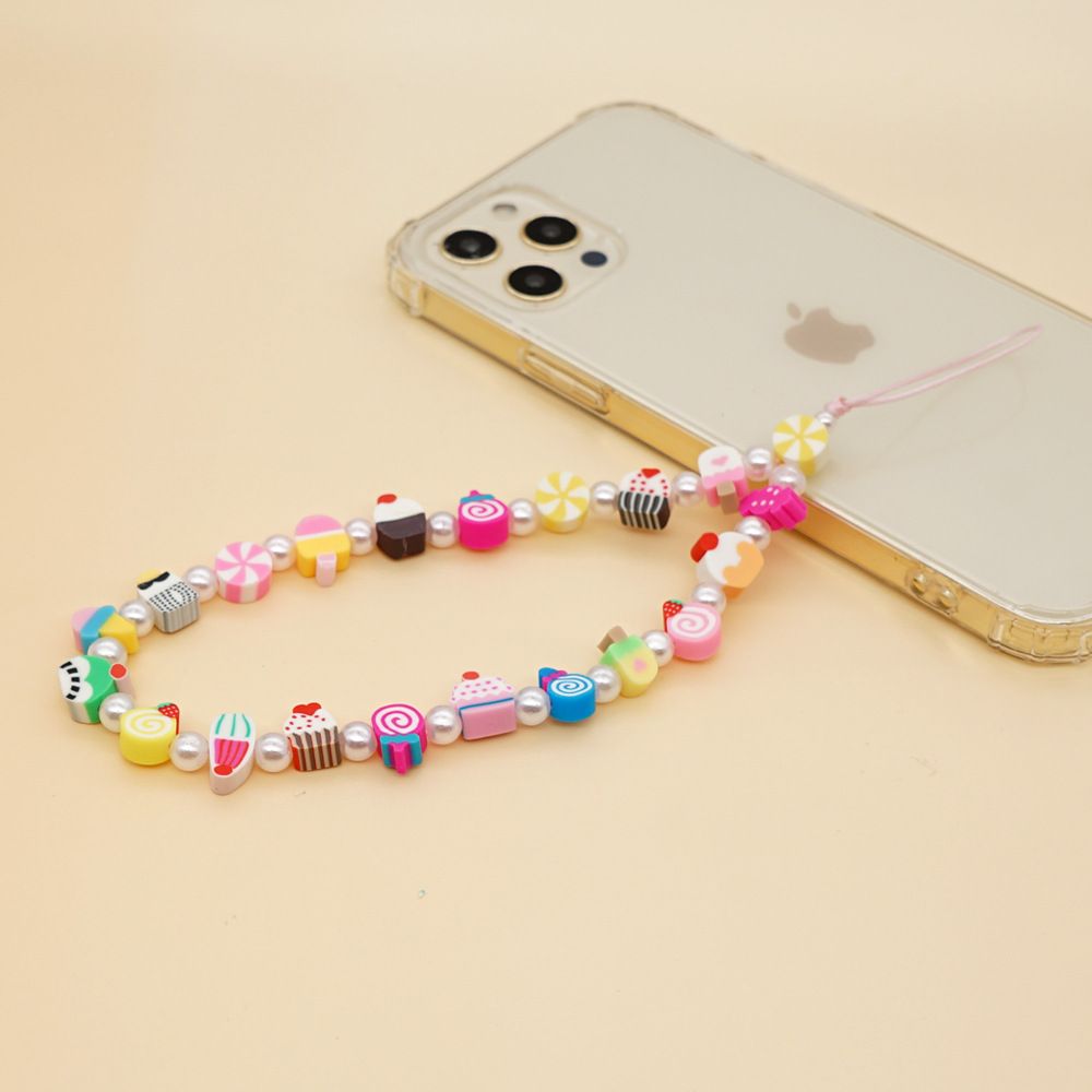 Βραχιόλι Λουράκι Κινητού  Phone Strap Jewelry 24cm Colorful Candy