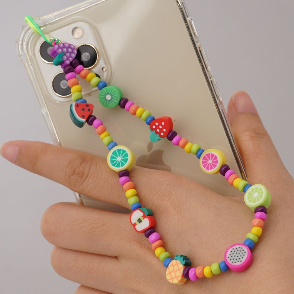 Βραχιόλι Λουράκι Κινητού  Phone Strap Jewelry 24cm Colorful Fruit