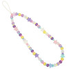 Βραχιόλι Λουράκι Κινητού Phone Strap Jewelry 44cm Colorful Pearl Star