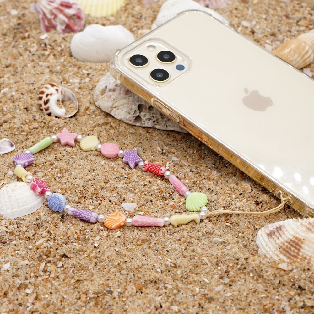 Βραχιόλι Λουράκι Κινητού  Phone Strap Jewelry 24cm Colorful Shell