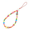Βραχιόλι Λουράκι Κινητού  Phone Strap Jewelry 24cm Colorful Smile