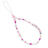 Βραχιόλι Λουράκι Κινητού  Phone Strap Jewelry 24cm Pink Pearl