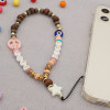 Βραχιόλι Λουράκι Κινητού  Phone Strap Jewelry 24cm Wooden Peace