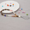 Βραχιόλι Λουράκι Κινητού  Phone Strap Jewelry 24cm Wooden Peace