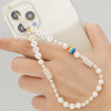 Βραχιόλι Λουράκι Κινητού  Phone Strap Jewelry 24cm Pearl Love
