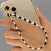 Βραχιόλι Λουράκι Κινητού Phone Strap Boho Jewelry 24cm Bohemian Black