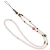 Κολιέ Λουράκι Κινητού Phone Strap Jewelry 80cm Pink Love