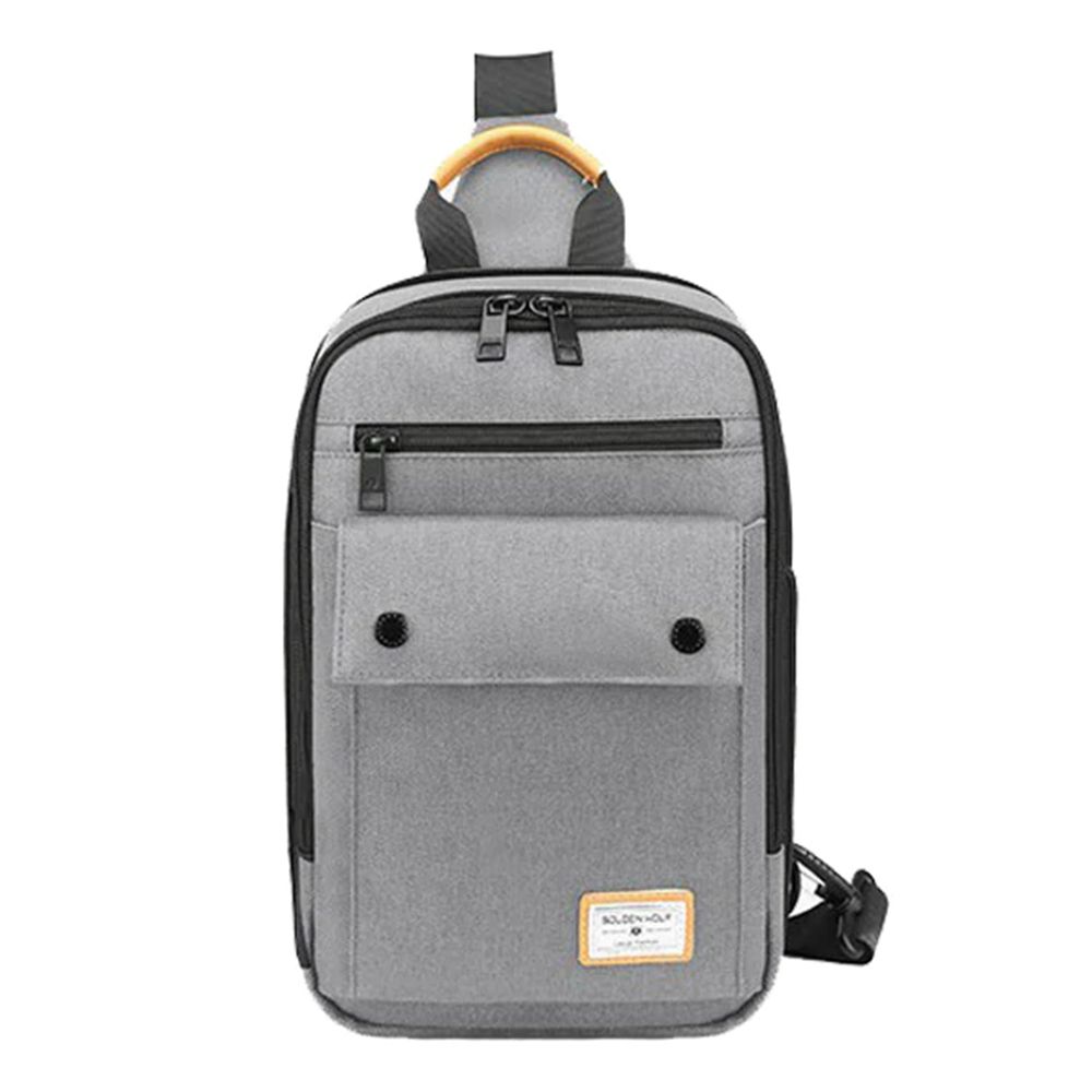 Tσάντα Crossbody αδιάβροχη Golden Wolf GXB-00110 Γκρι