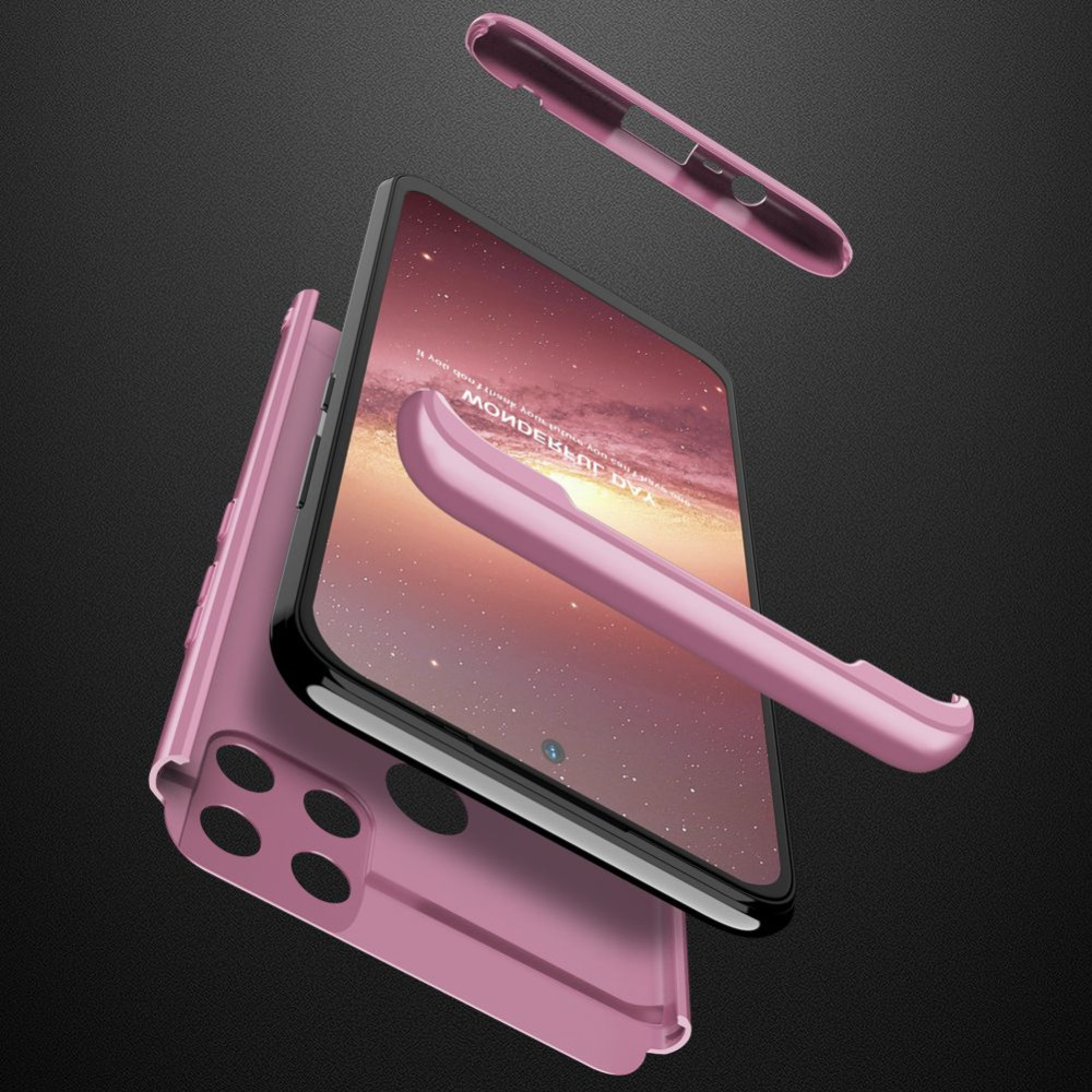 GKK 360 Full Body Protection Realme C21Y / Realme C25Y Ροζ Χρυσό