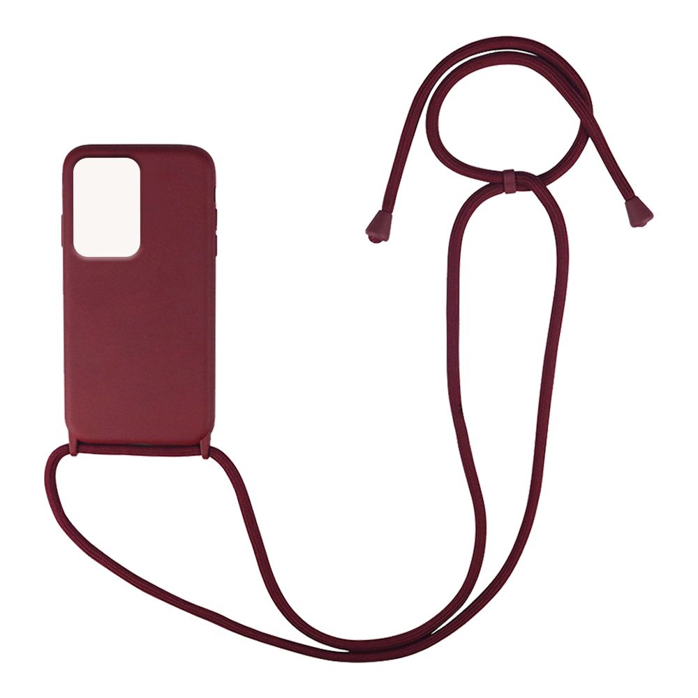 Θήκη Σιλικόνης με Κορδόνι CarryHang Sonique Xiaomi Xiaomi 11T / Xiaomi 11T Pro Μπορντό