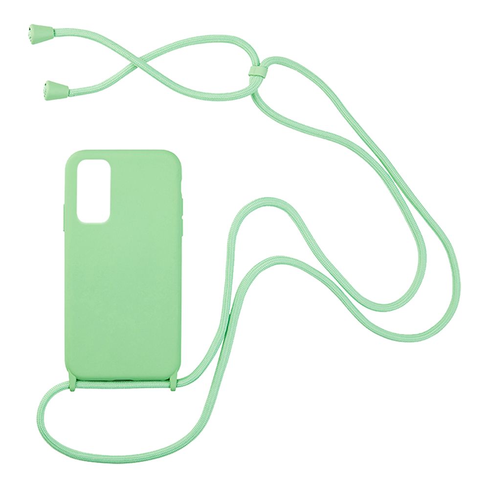 Θήκη Σιλικόνης με Κορδόνι CarryHang Sonique Xiaomi Redmi Note 11 4G / Redmi Note 11S Πράσινο Ανοιχτό