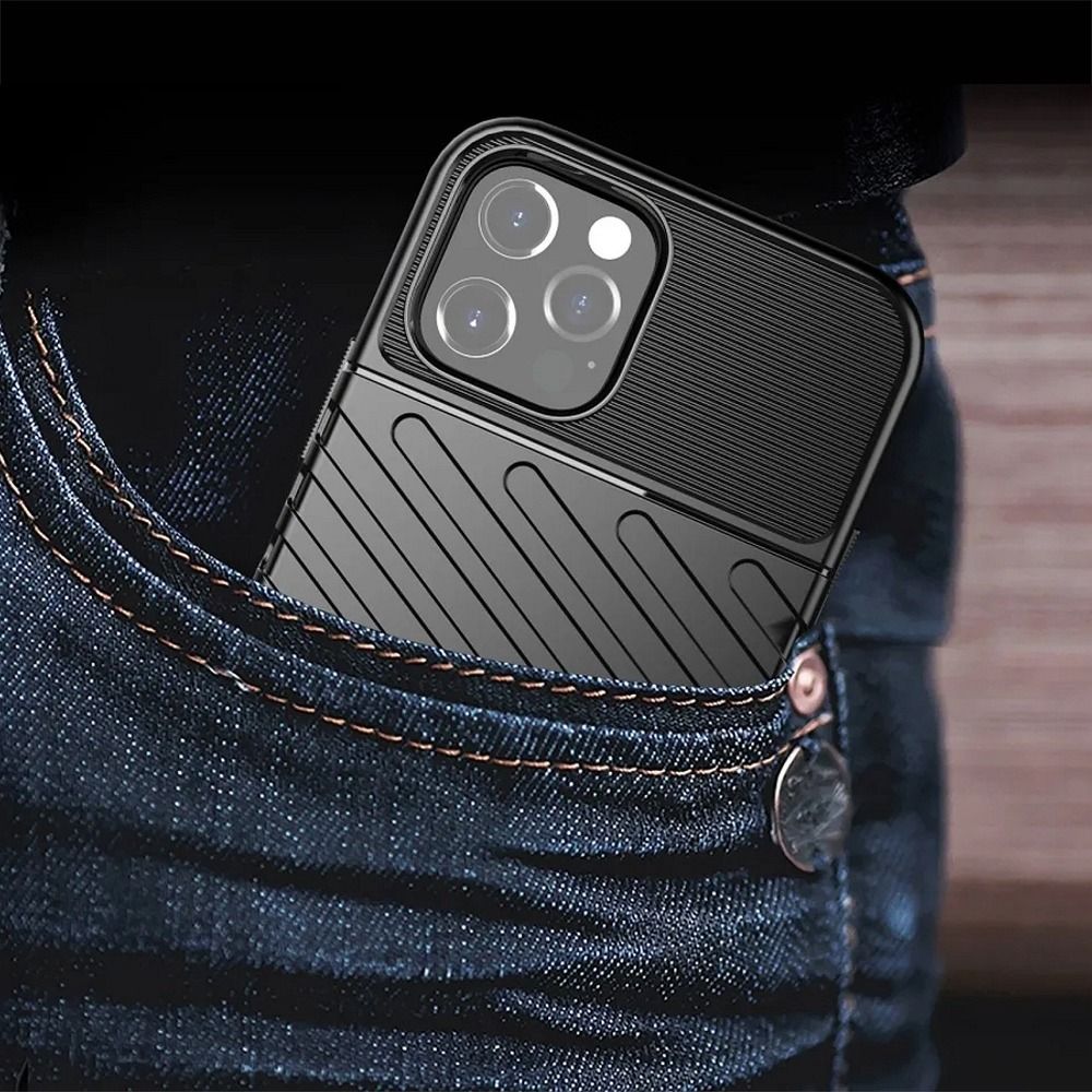 Θήκη Κινητού Thunder Case Flexible Tough Rugged Samsung Galaxy A33 5G Μαύρο
