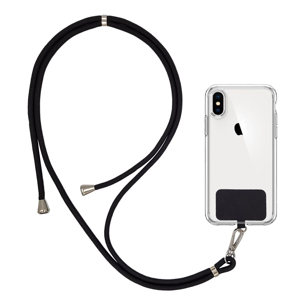 Κορδόνι Λαιμού Sonique Lanyard για Κινητά Μαύρο