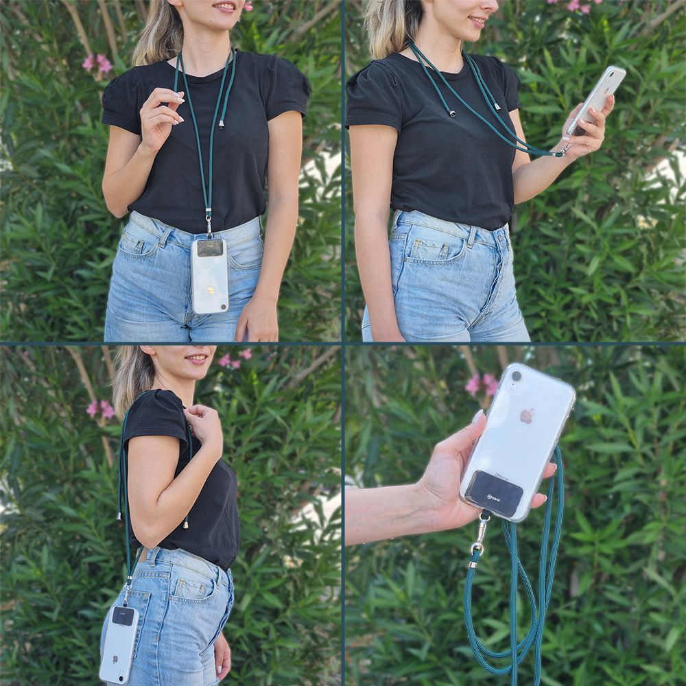 Κορδόνι Λαιμού Sonique Lanyard για Κινητά Πράσινο Σκούρο