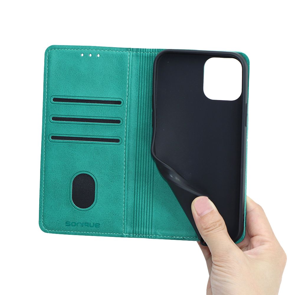 Θήκη Πορτοφόλι Vintage Magnet Wallet Sonique Apple iPhone 7 / iPhone 8 / iPhone SE 2020 / iPhone SE 2022 Βεραμάν