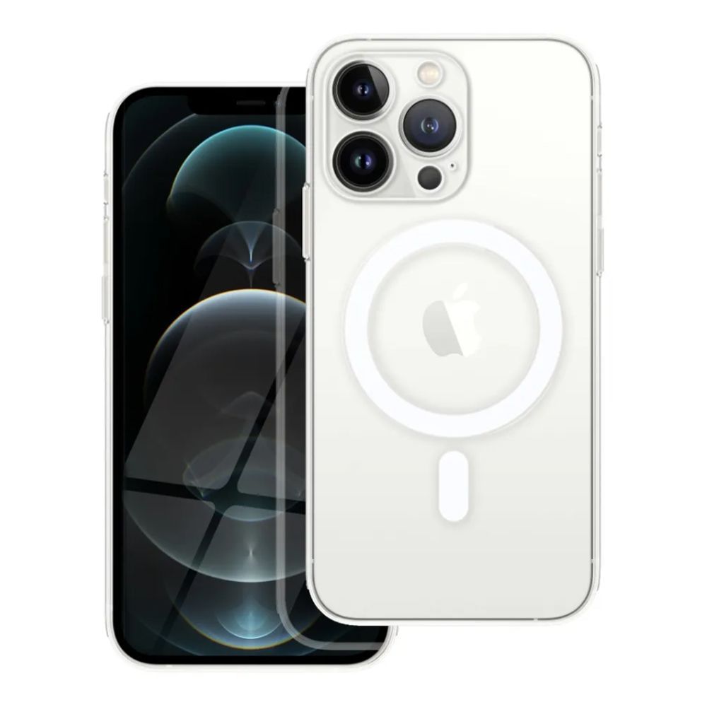 Θήκη Σιλικόνης Magsafe Apple iPhone 12 Pro Διάφανο