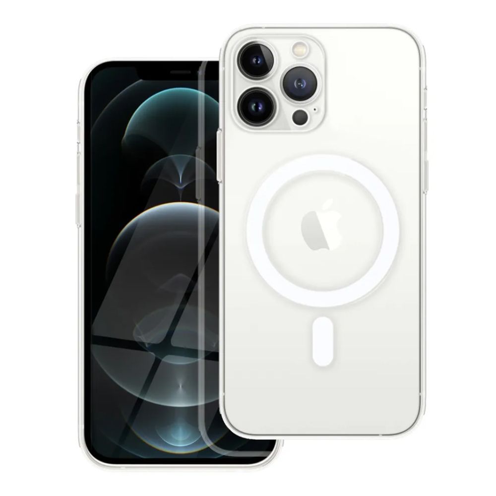 Θήκη Σιλικόνης Magsafe Apple iPhone 12 Pro Max Διάφανο