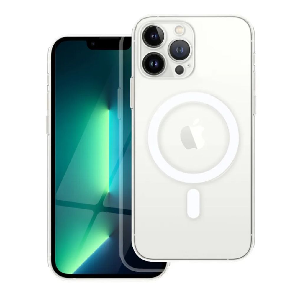 Θήκη Σιλικόνης Magsafe Apple iPhone 13 Pro Max Διάφανο