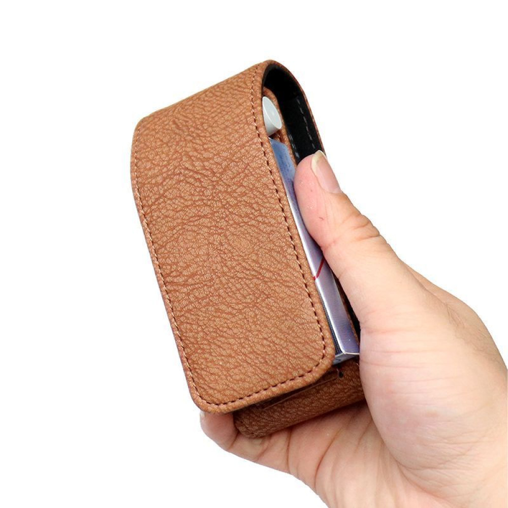 Προστατευτική Θήκη Flip Skinpro PU για IQOS ILUMA/ ILUMA i/ IQOS 3.0 / 3.0 IQOS DUO Καφέ