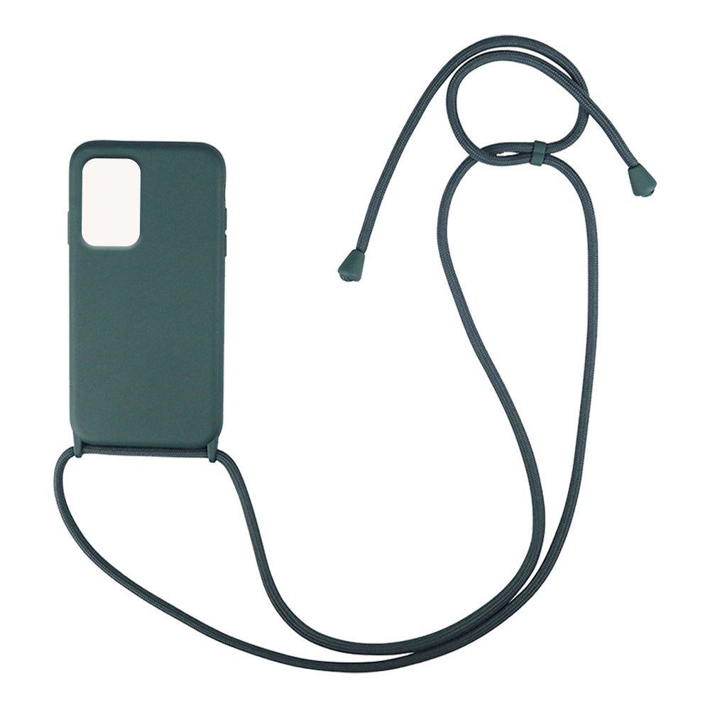 Θήκη Σιλικόνης με Κορδόνι CarryHang Sonique Xiaomi Redmi Note 11 Pro Plus 5G Πράσινο Σκούρο