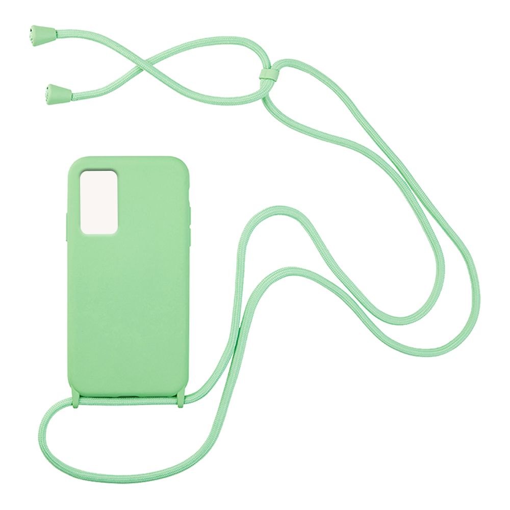 Θήκη Σιλικόνης με Κορδόνι CarryHang Sonique Xiaomi Redmi Note 11 Pro 4G/5G / Redmi Note 12 Pro 4G Πράσινο Ανοιχτό