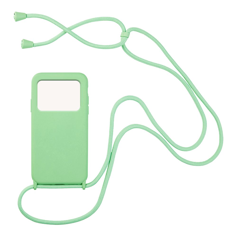 Θήκη Σιλικόνης με Κορδόνι CarryHang Sonique Xiaomi Poco X4 Pro 5G Πράσινο Ανοιχτό
