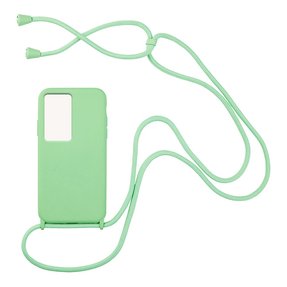 Θήκη Σιλικόνης με Κορδόνι CarryHang Sonique Xiaomi Poco F4 5G Πράσινο Ανοιχτό