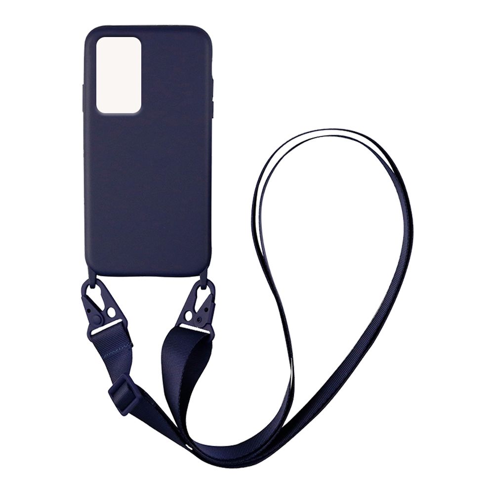 Θήκη Σιλικόνης με Strap CarryHang Sonique Xiaomi Redmi Note 11 Pro 4G/5G / Redmi Note 12 Pro 4G Μπλε Σκούρο