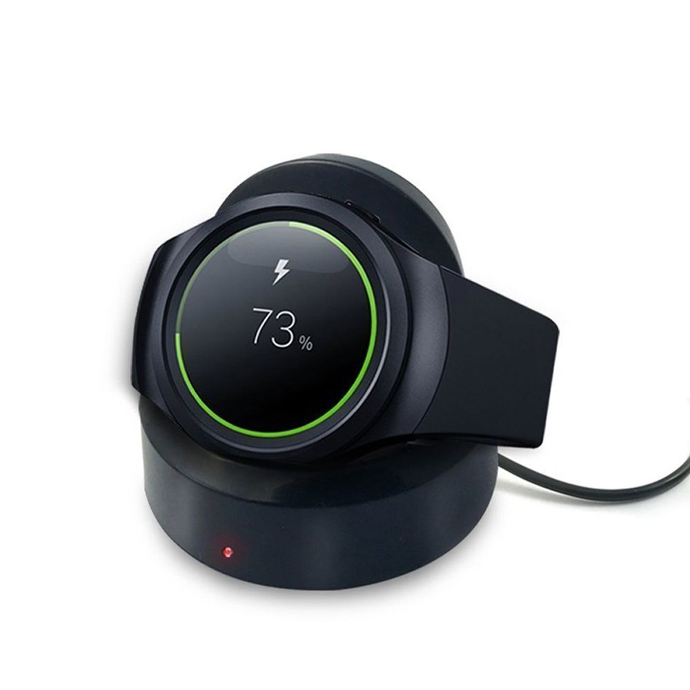 Ασύρματος Φορτιστής για Samsung Smartwatch Gear S2 / Gear S3 / Galaxy Watch 42mm / 46mm Μαύρο