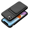 Θήκη Σιλικόνης Sonique Card Case Apple iPhone 11 Μαύρο