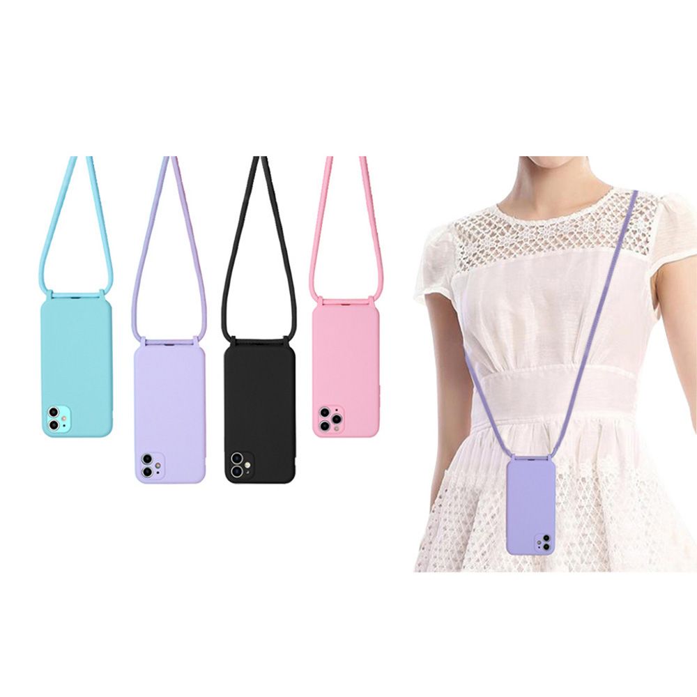 Θήκη Σιλικόνης με Κορδόνι CarryHang Sonique Apple iPhone 14 Κίτρινο