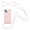 Θήκη Σιλικόνης με Κορδόνι CarryHang Sonique Apple iPhone 14 Ροζ