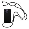 Θήκη Σιλικόνης με Κορδόνι CarryHang Sonique Apple iPhone 14 Pro Max Μαύρο